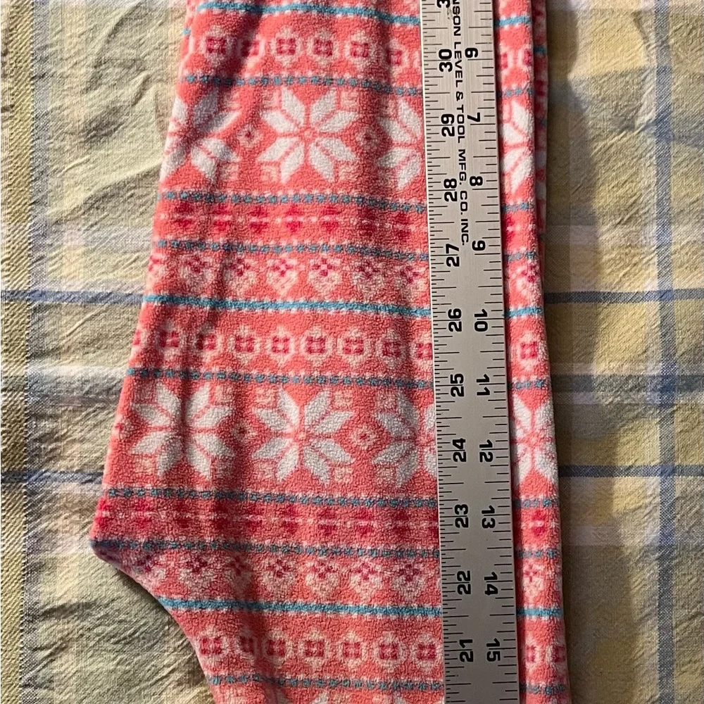 Cozy Pink Snowflake Pajama‎ Pants